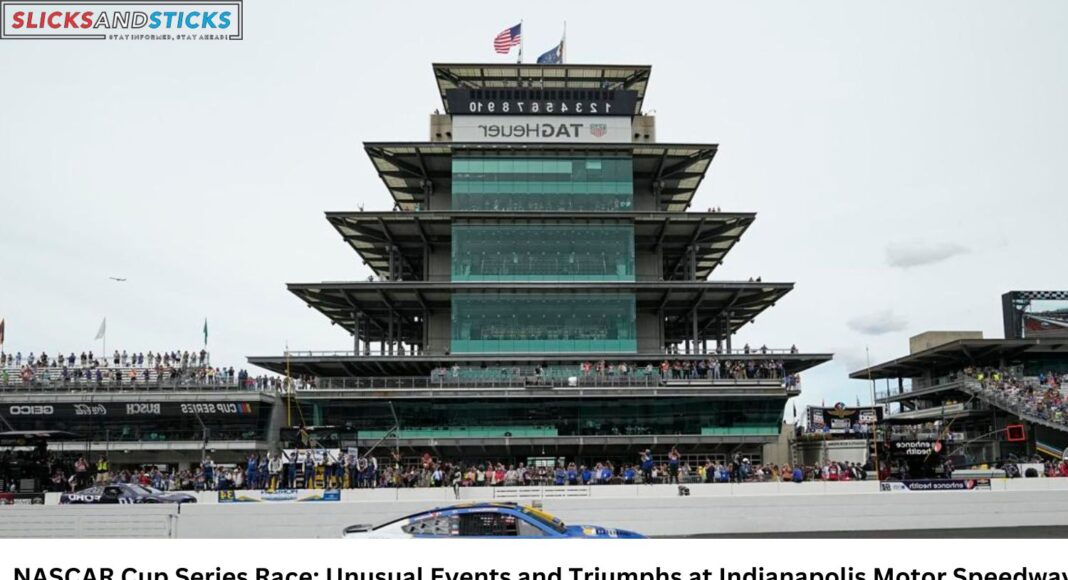 nascar-cup-series-race-unusual-events-and-triumphs-at-indianapolis-motor-speedway