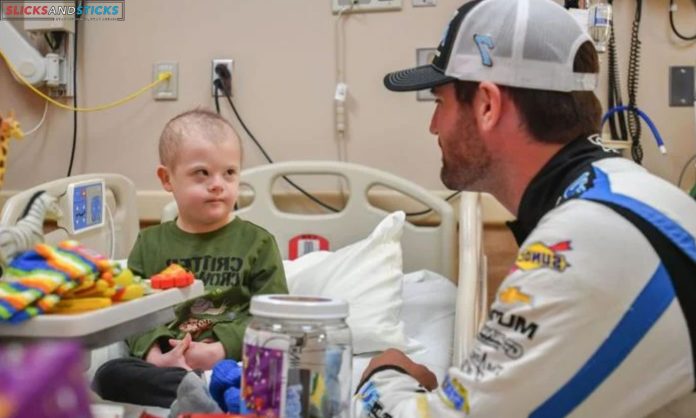 Corey LaJoie Visit to Children Hospital