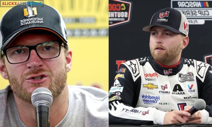 Dale Earnhardt Jr and William Byron