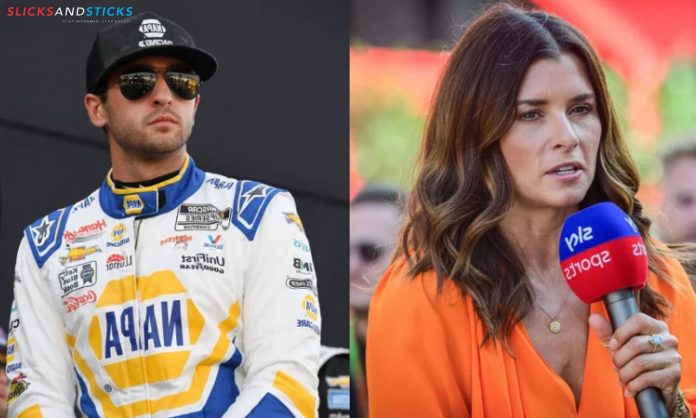 Danica Patrick and Chase Elliott