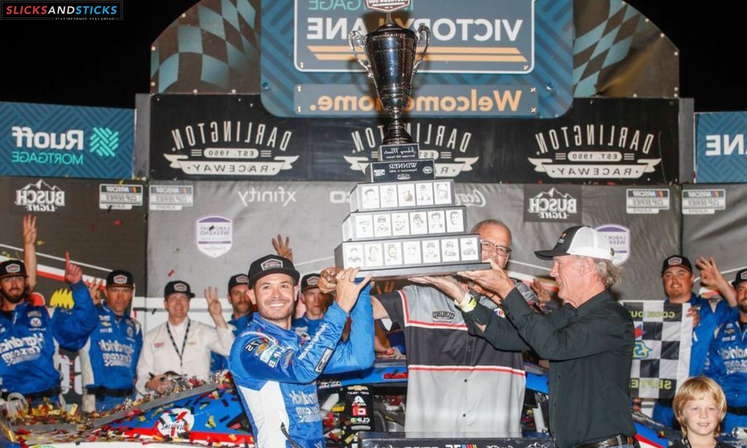 Larson Playoff Momentum