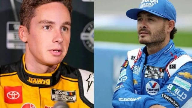 Kyle Larson Supports Christopher Bell