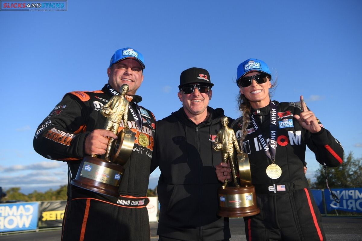Texas NHRA Fall Nationals Double Victory Blaze! Slicks And Sticks