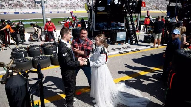 Tori and Nick Pit Stop Wedding