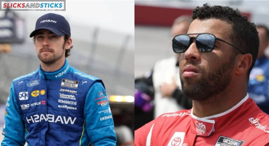 Bubba Wallace and Ryan Blaney (2)
