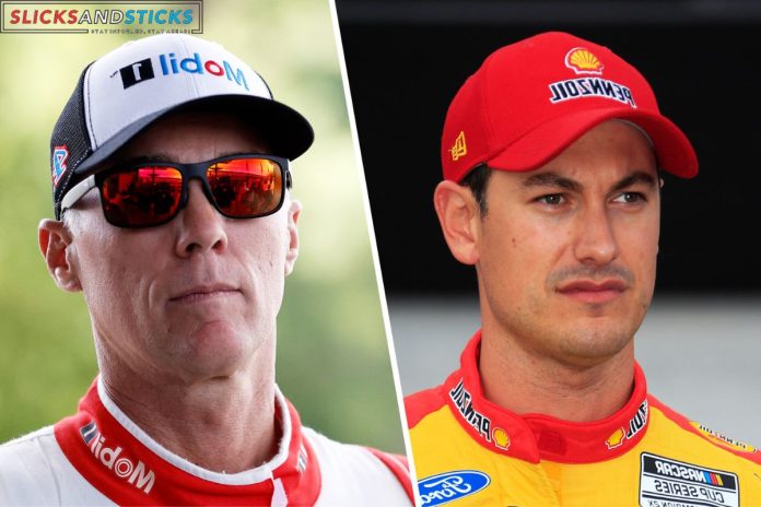 Joey Logano and Kevin Harvick (2)