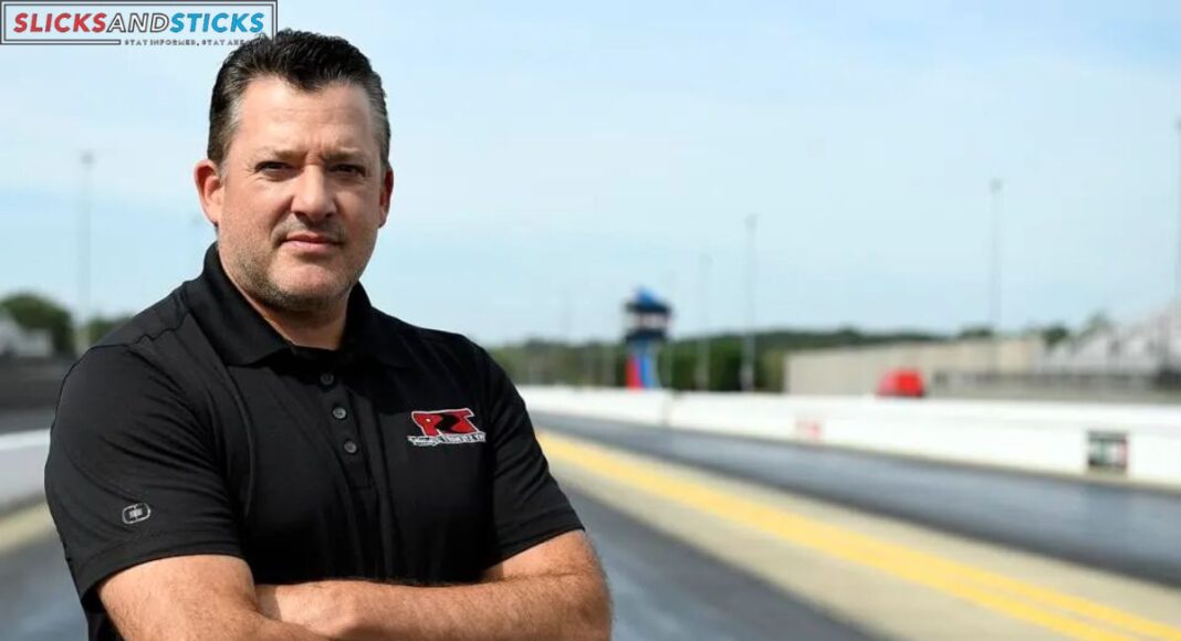 Tony Stewart Celebrates NASCAR (1)