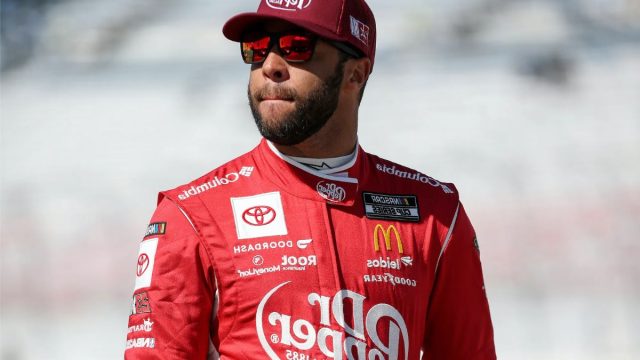 Bubba Wallace at Talladega (1)
