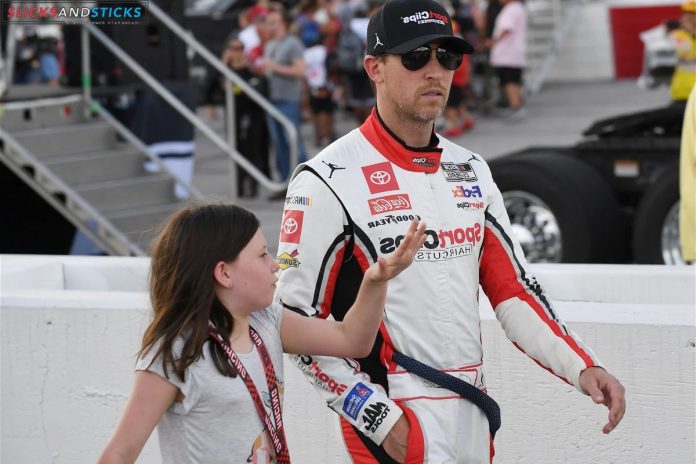 Denny Hamlin Bond with Molly (2)