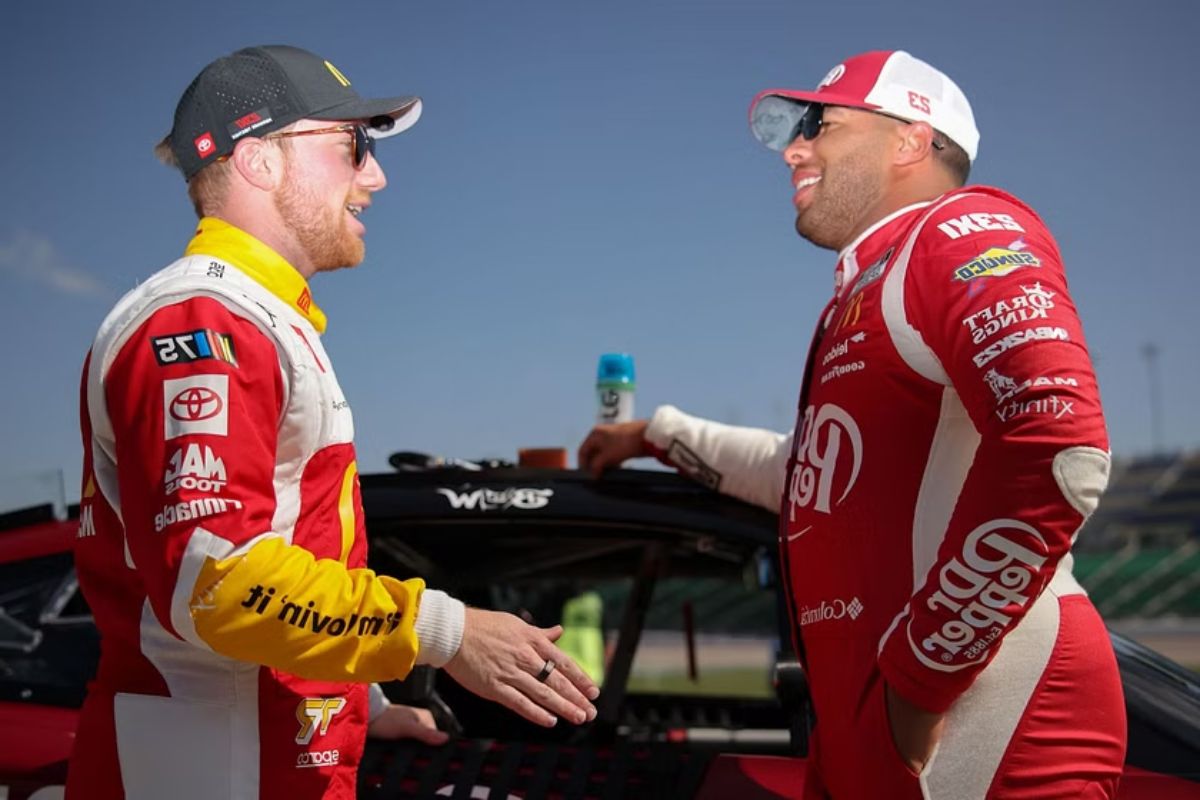 Bubba Wallace And Tyler Reddick (1)