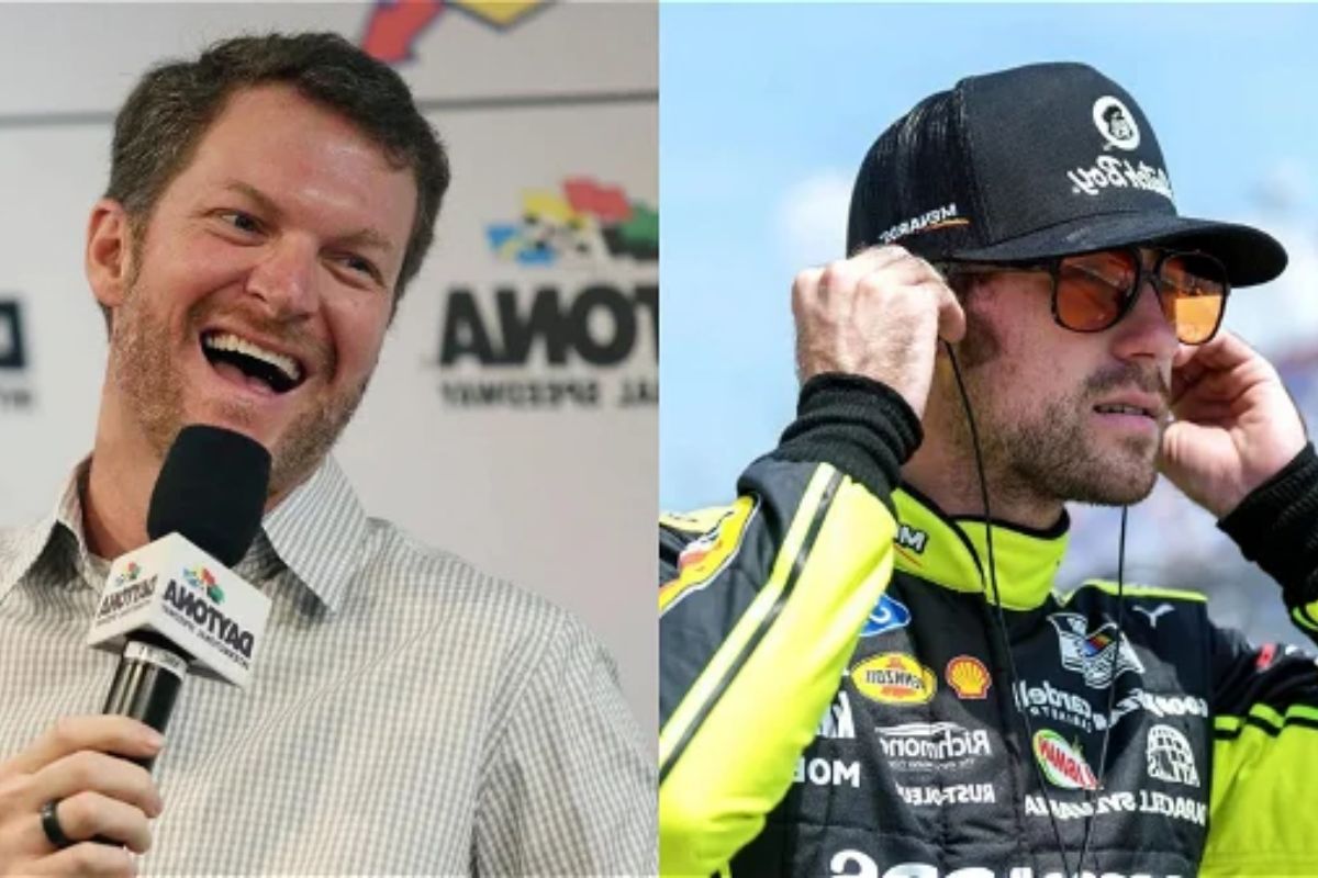 Dale Jr And Ryan Blaney Daytona Drama (2)
