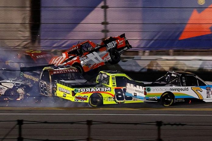 Daytona Truck Race Chaos
