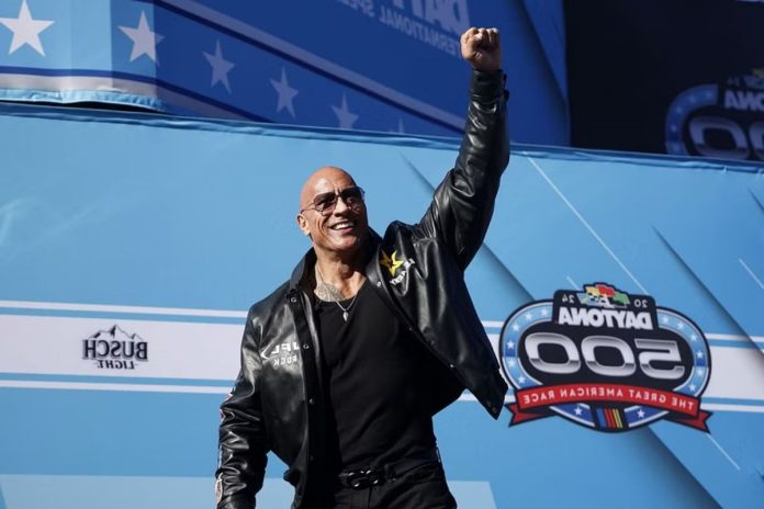 Dwayne Johnson and NASCAR Epic Gift (3)