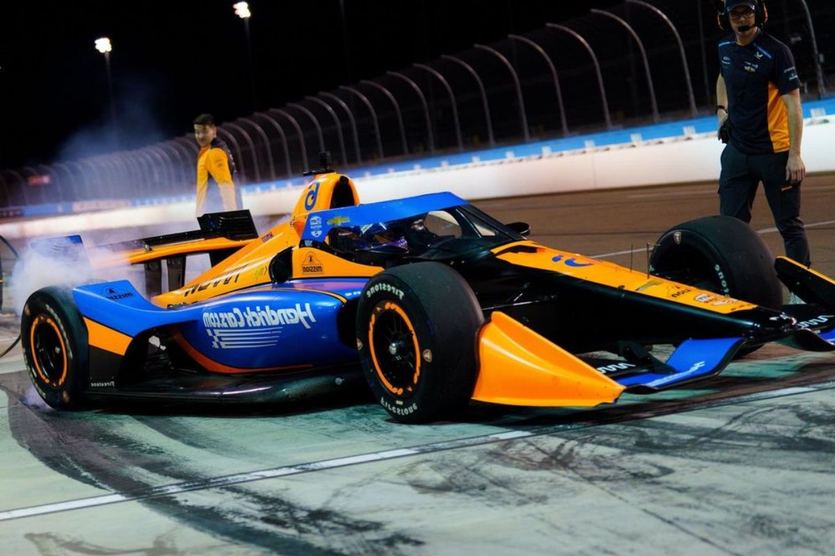 Kyle Larson IndyCar Test (2)