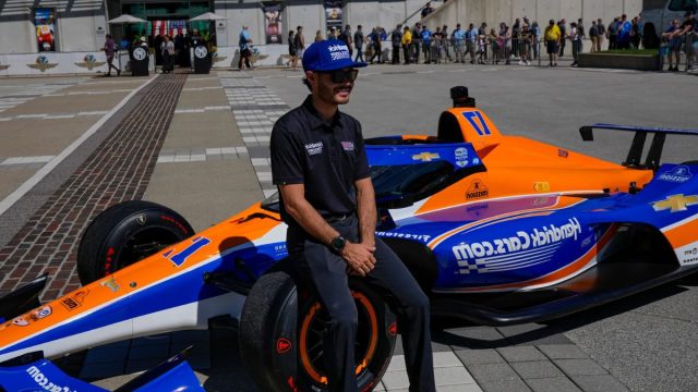 Kyle Larson IndyCar Test (4)