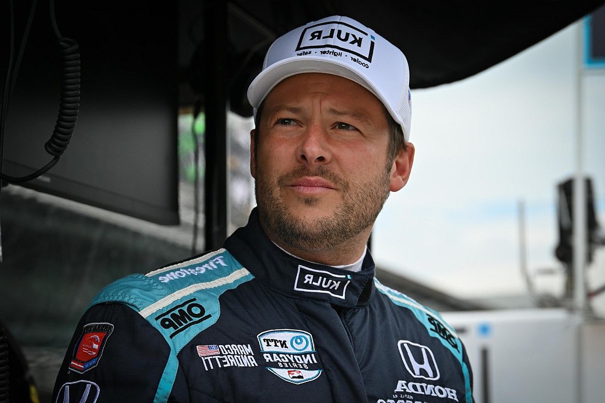 Marco Andretti Loses Rear Axle1