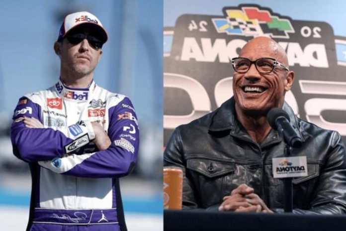 The Rock Urges Denny Hamlin
