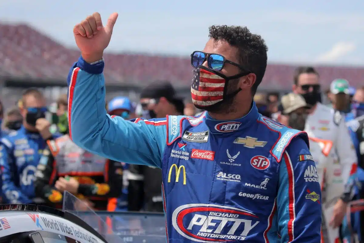 Bubba Wallace's Fiery Exchange With Spotter (3)