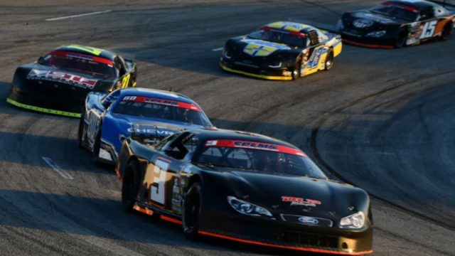 Dale Jr's Late Models Hit by Rain (3)