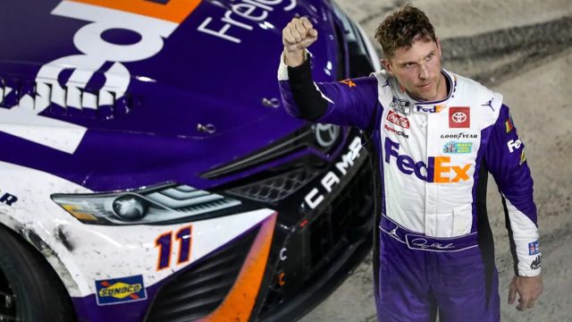 Denny Hamlin's Uncertain Future with Coach Gibbs (2)