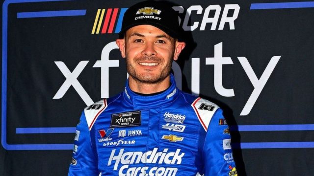 Kyle Larson Grabs Xfinity Pole at COTA