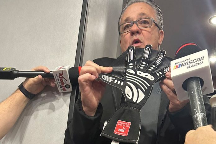 NASCAR Unveils Webbed Glove (3) NASCAR Unveils Webbed Glove (3)