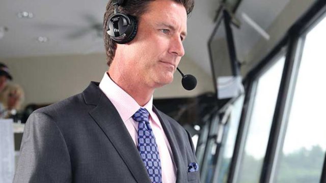 Rick Allen Exiting NBC's NASCAR Booth (3)