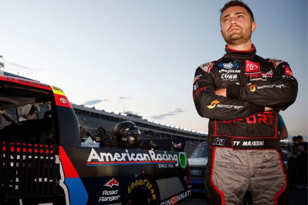 Ty Majeski's Kansas Race Ends Early 2