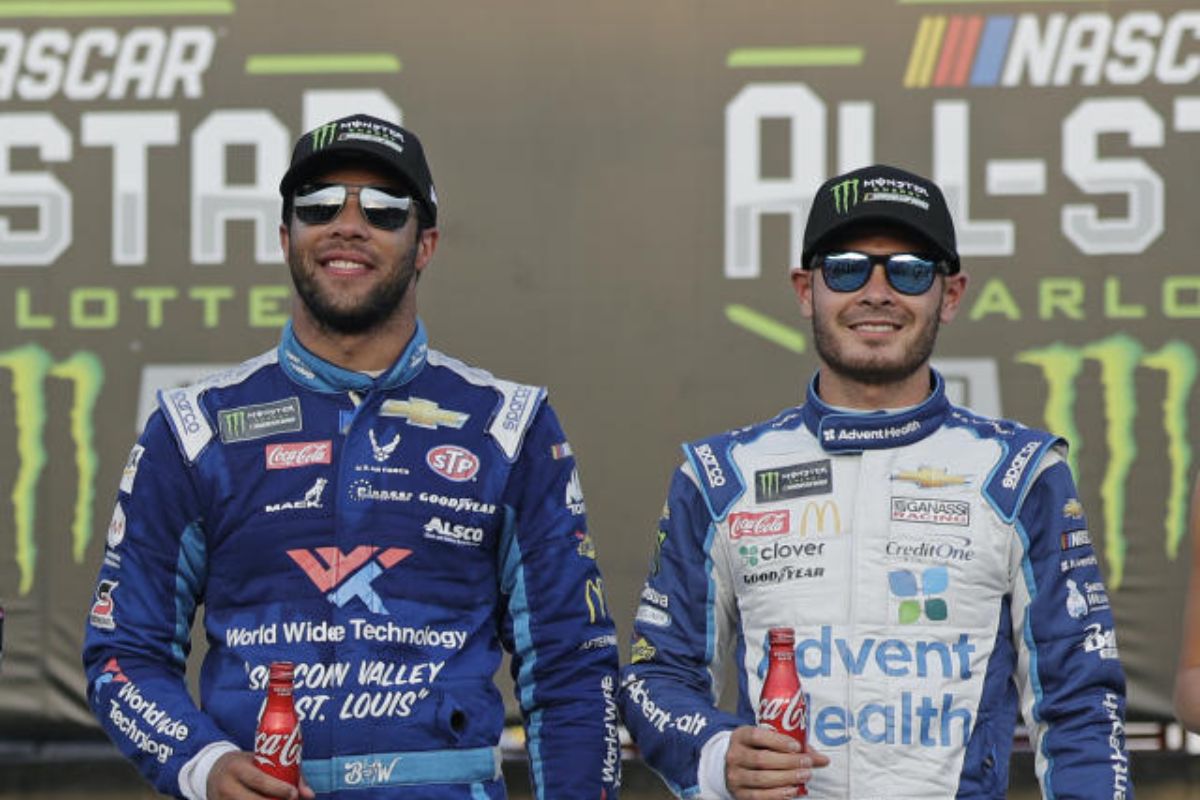 Bubba Wallace Teases Kyle Larson (1)