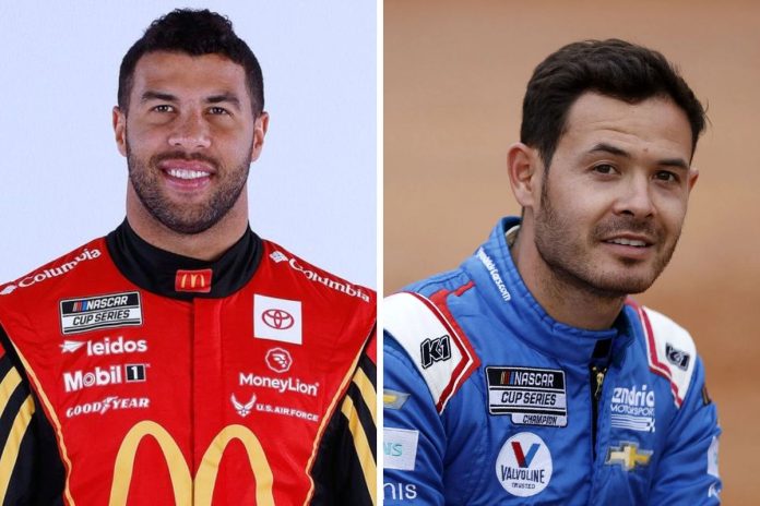 Bubba Wallace Teases Kyle Larson (3) Bubba Wallace Teases Kyle Larson (3)