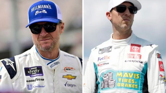 Dale Jr. Joins Hamlin's Pylon Protest (2)