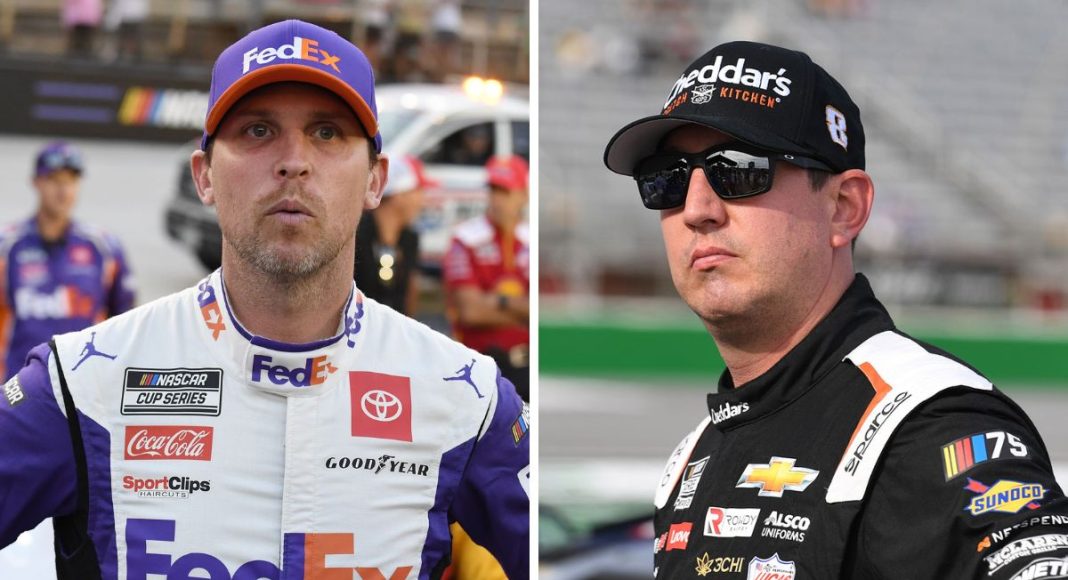 Denny Hamlin Vs Kyle Busch (2)