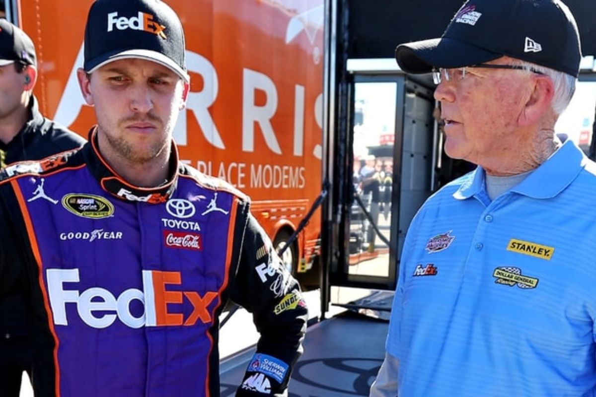 Denny Hamlin and Joe Gibbs (1)