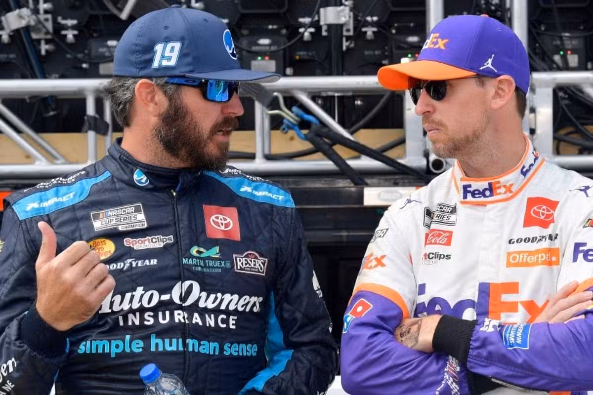 Denny Hamlin's Revealing Chat With Truex Jr (4)