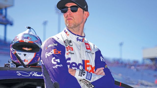 Denny Hamlin Celebrates 150 Million Dollar Project 3