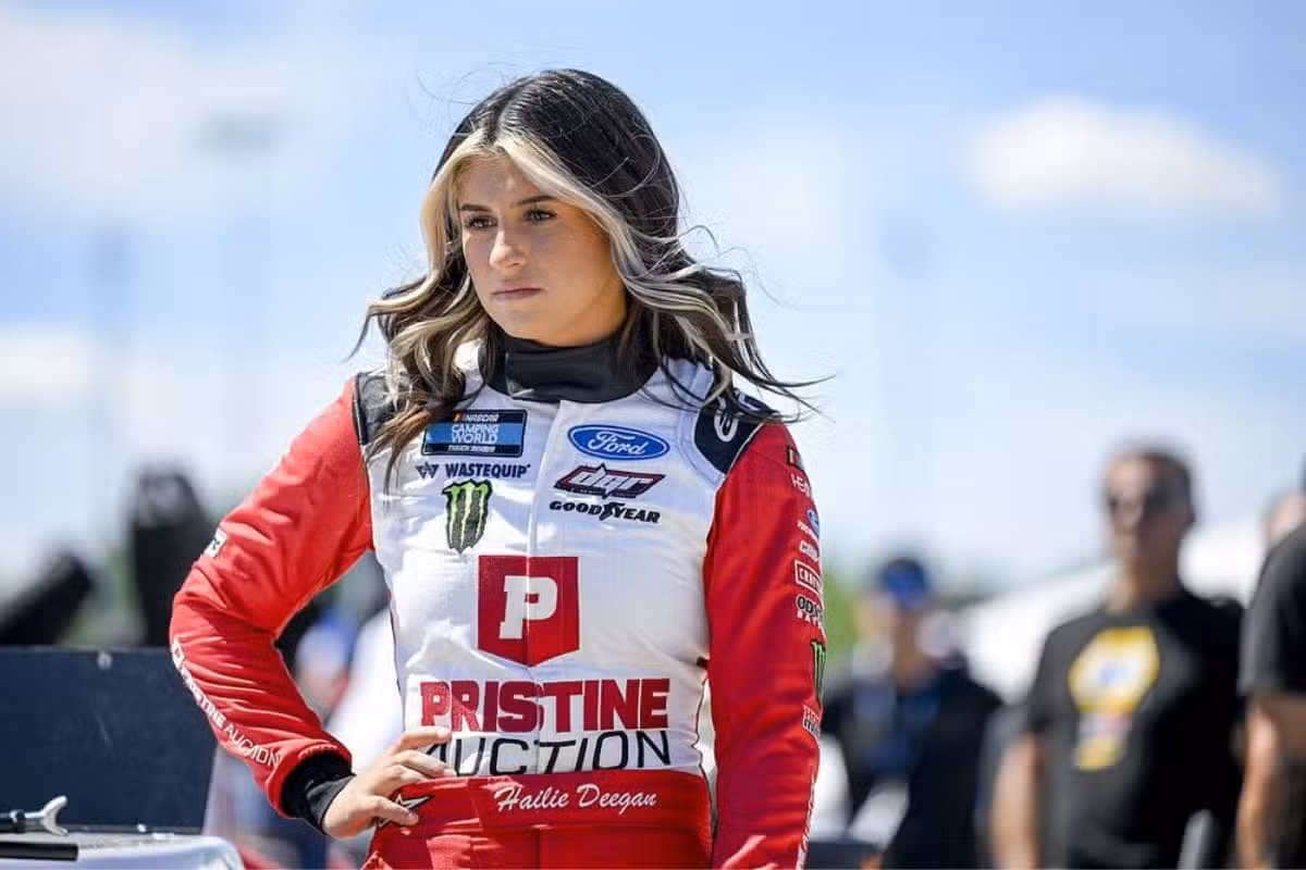 Hailie Deegan's Martinsville Crash