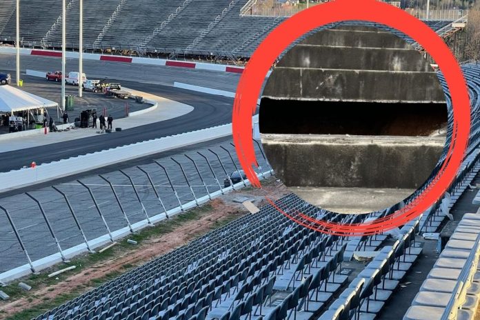 North Wilkesboro Speedway Sinkhole (2)