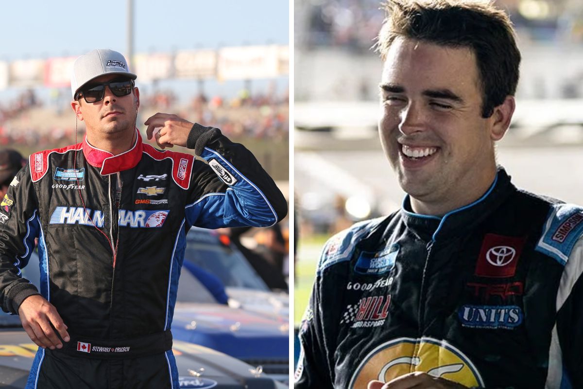 Timmy Hill and Stewart Friesen Clash (1)