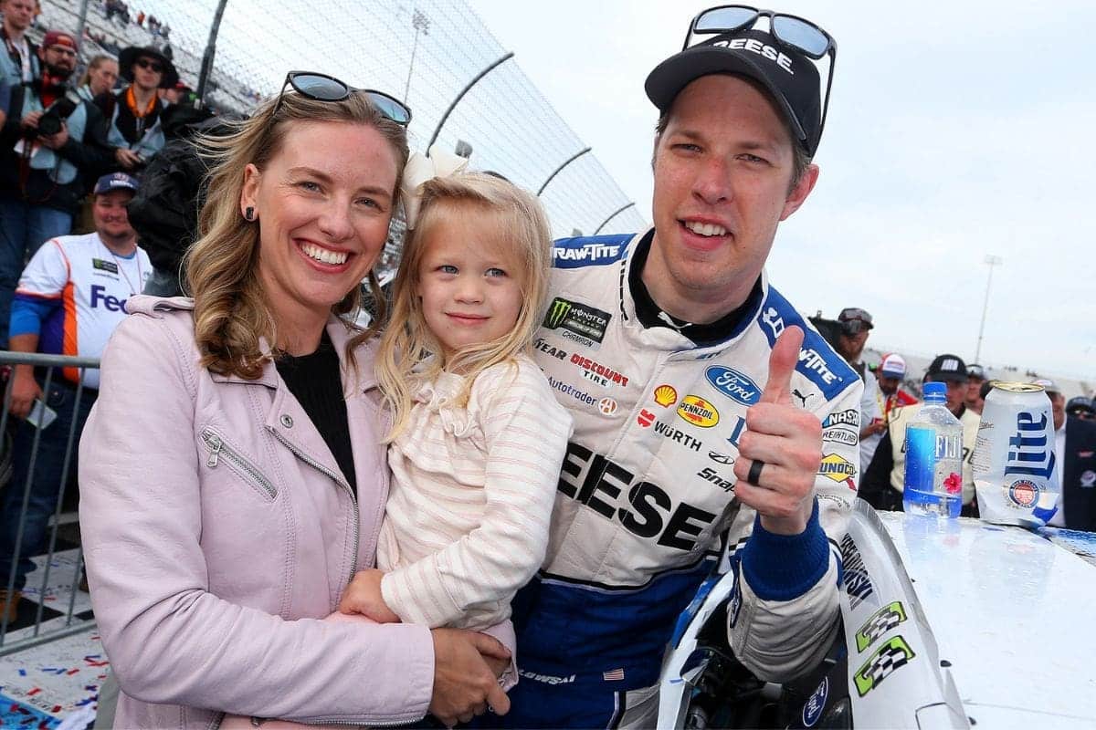 Brad Keselowski's Post-Win Conference Interrupted 3