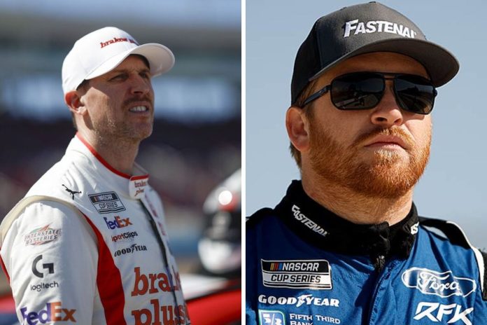 Denny Hamlin's Furious Reaction to Buescher Incident