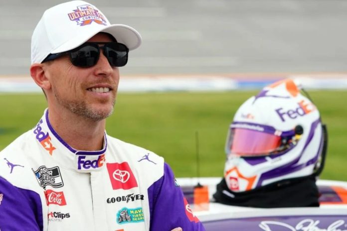 Denny Hamlin Blames Larson for Rowdy