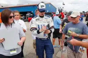 Brad Keselowski Reacts to Gene Haas