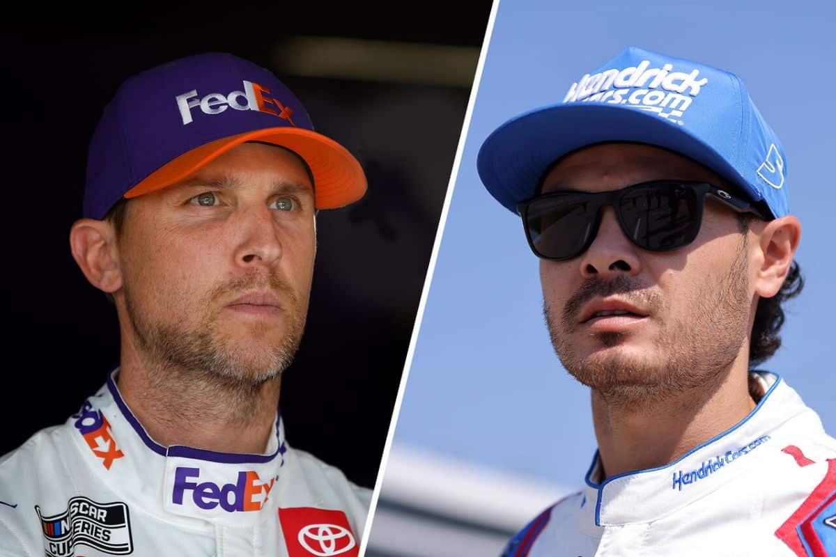 Denny Hamlin Outshines Kyle Larson (1)