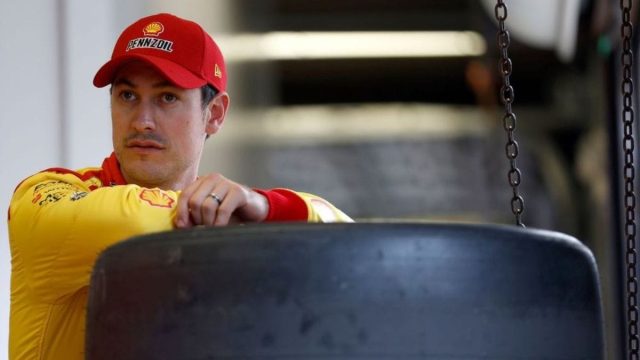 Denny Hamlin Reacts to Logano's Middle Finger 2