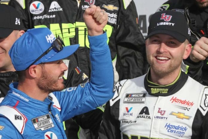William Byron Stops Chasing Larson William Byron Stops Chasing Larson