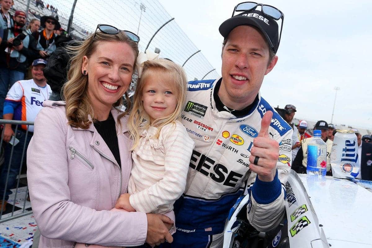 Brad Keselowski’s Wife Stirs Controversy