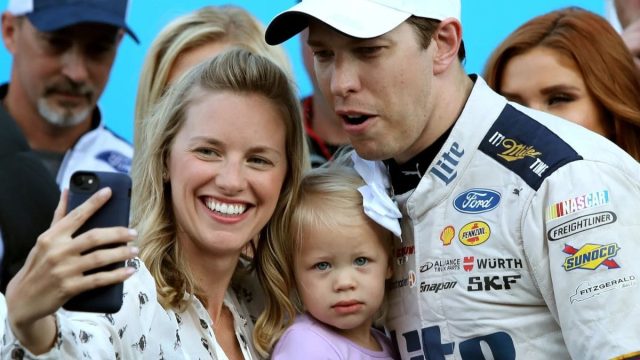 Brad Keselowski's Wife Stirs Controversy