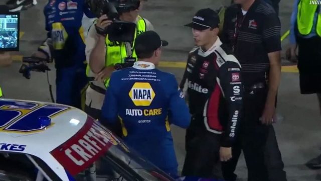 Corey Heim Confronts Christian Eckes on Pit Road