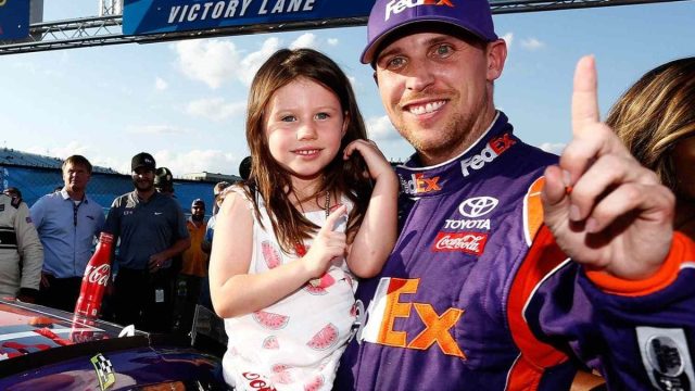 Denny Hamlin Admits Passing Competitive Trait to Daughter