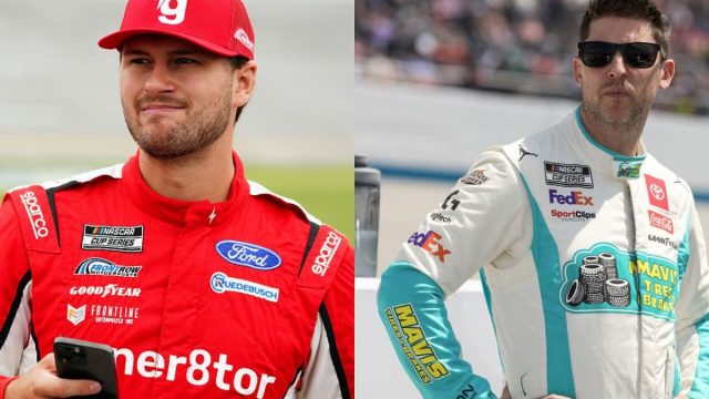 Denny Hamlin Goes Down as Todd Gilliland Upends